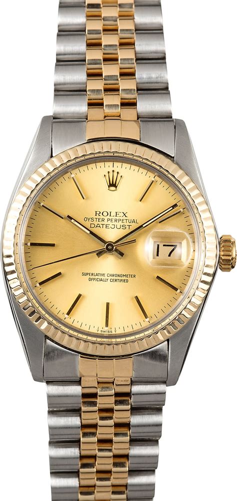 rolex oyster perpetual datejust 16013 men& 39|Rolex Datejust 16013 diamond bezel.